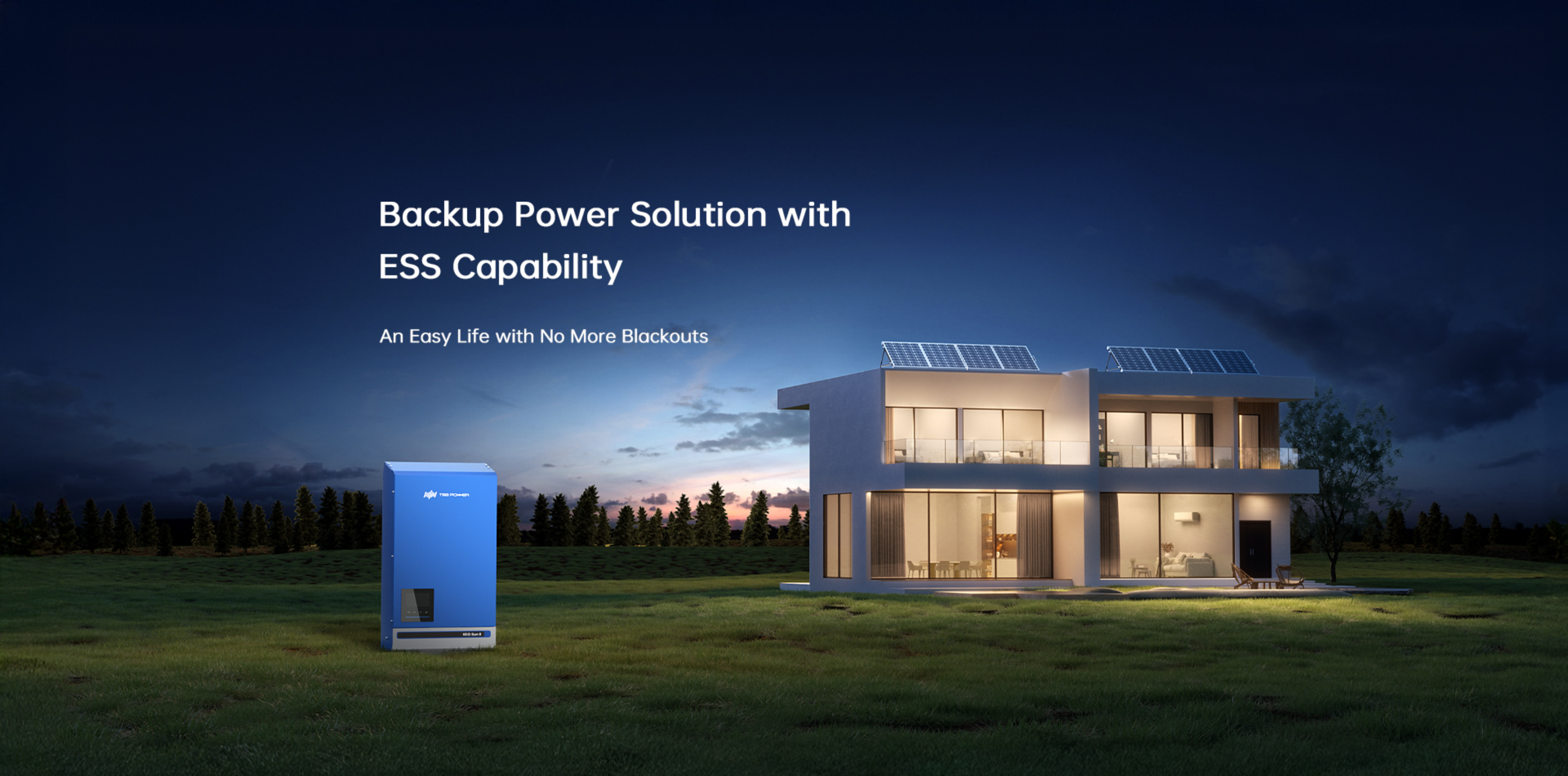 Backup Power Solution with ESS Capability